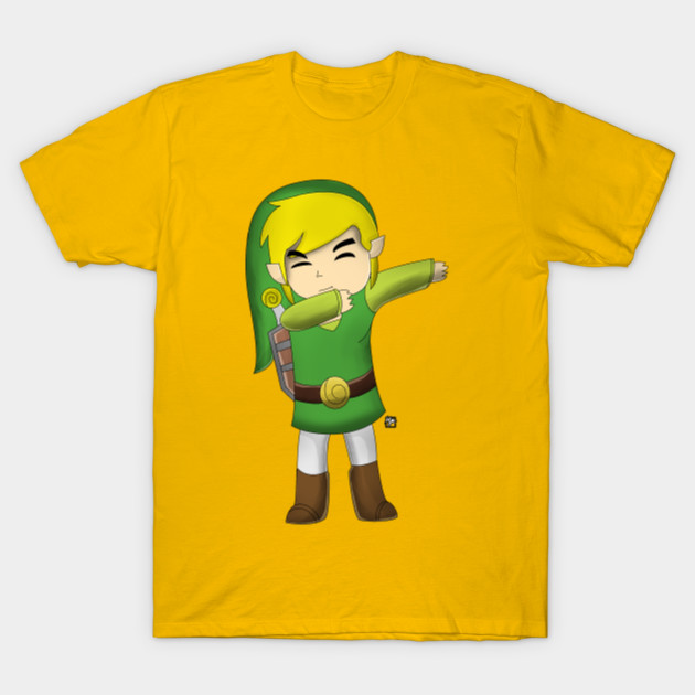 Dabbing Toon Linklegend Of Zelda Wind Waker Link T Shirt Teepublic